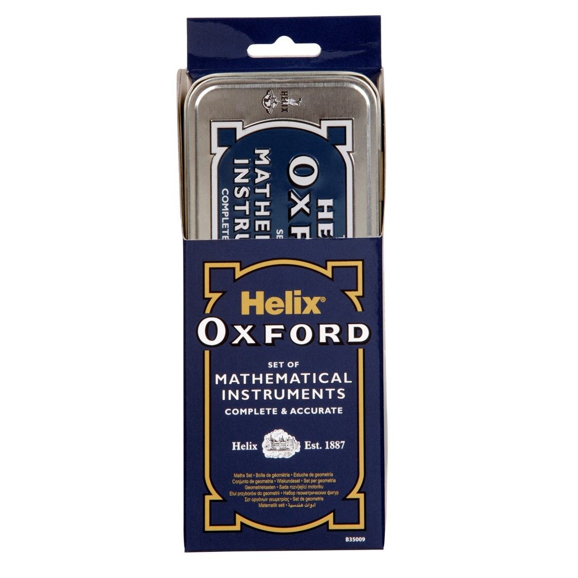 MATH SET HELIX OXFORD ECONOMY BLUE