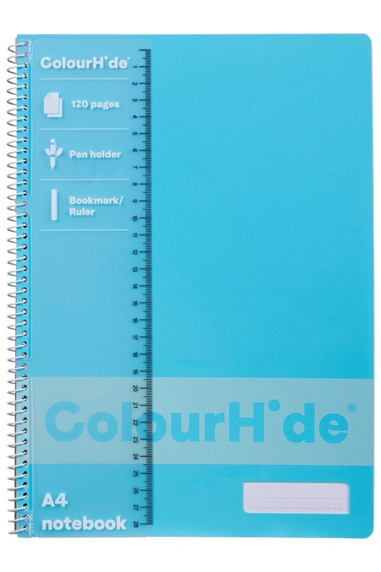 NOTEBOOK COLOURHIDE A4 SKY BLUE 120PGPG
