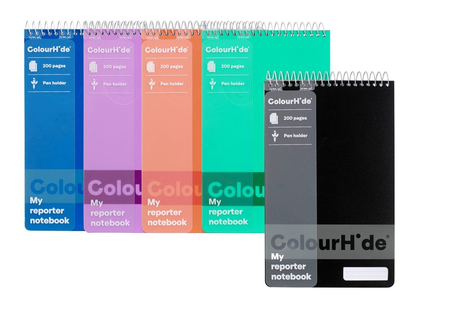 NOTEBOOK COLOURHIDE REPORTER ASTD 200PGSPG