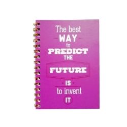 NOTEBOOK PROFILE A5 HARDCOVER SPIRAL PREDICT THE FUTURE 160PG