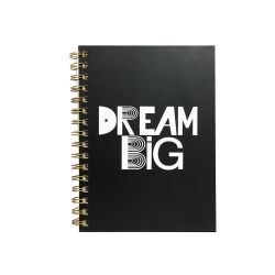 NOTEBOOK PROFILE A5 HARDCOVER SPIRAL DREAM BIG 160PG NOTEBOOK PROFILE A5 HARDCOVER SPIRAL DREAM BIG 160PG