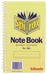 NOTEBOOK SPIRAX 561 147X87MM SIDE OPENING 96PG