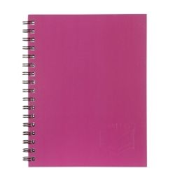NOTEBOOK SPIRAX 512 A4 H/C TWIN WIRO PINK 200PG