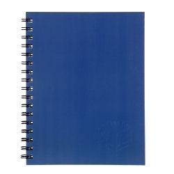 NOTEBOOK SPIRAX 512 A4 H/C TWIN WIRE BLUE 200PG