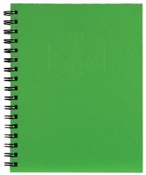 NOTEBOOK SPIRAX 511 A5 H/C GREEN
