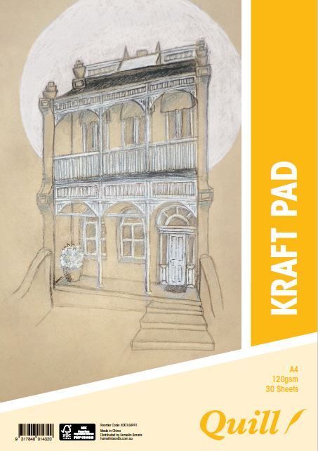 KRAFT PAD QUILL A4 120GSM 30PG