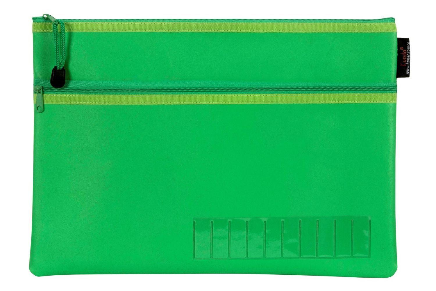 PENCIL CASE CELCO 345X264MM NAME LARGE 2 ZIP GREEN PENCIL CASE CELCO 345X264MM NAME LARGE 2 ZIP GREEN