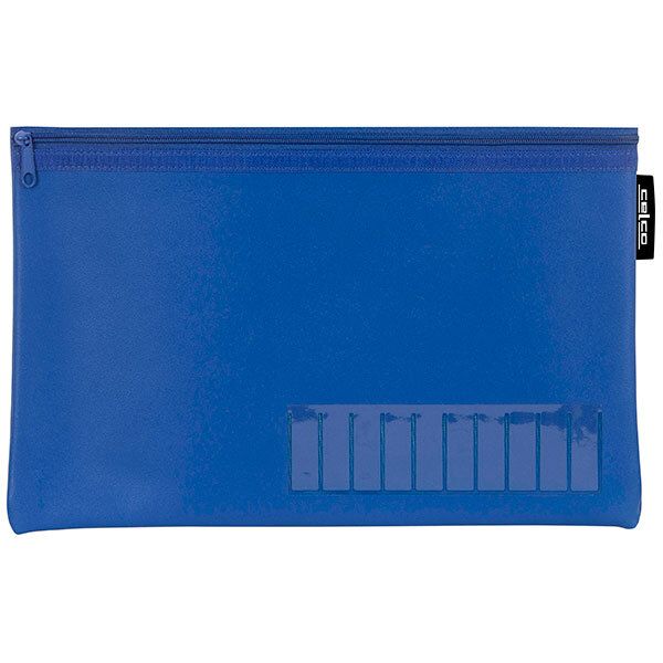 PENCIL CASE CELCO 345X180MM NAME MEDIUM 1 ZIP BLUE PENCIL CASE CELCO 345X180MM NAME MEDIUM 1 ZIP BLUE
