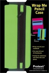 PENCIL CASE PROTEXT 205X90MM WRAP ME GREEN