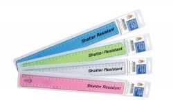 RULER GNS 30CM SHATTERPROOF