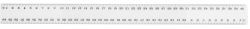 RULER MARBIG 40CM CLEAR PLASTIC