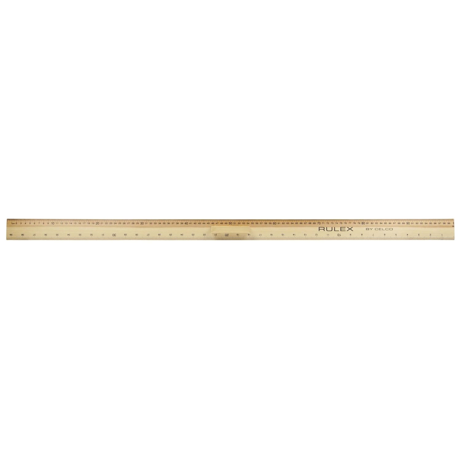 SP- RULER CELCO 1M WOODEN WITH HANDLE