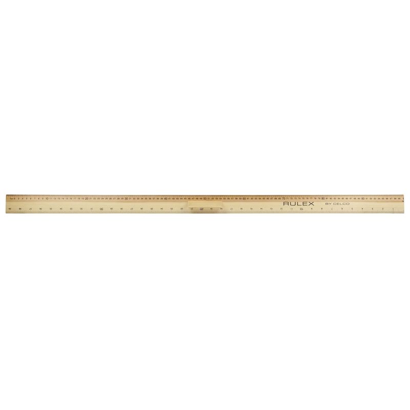 SP- RULER CELCO 1M WOODEN WITH HANDLE