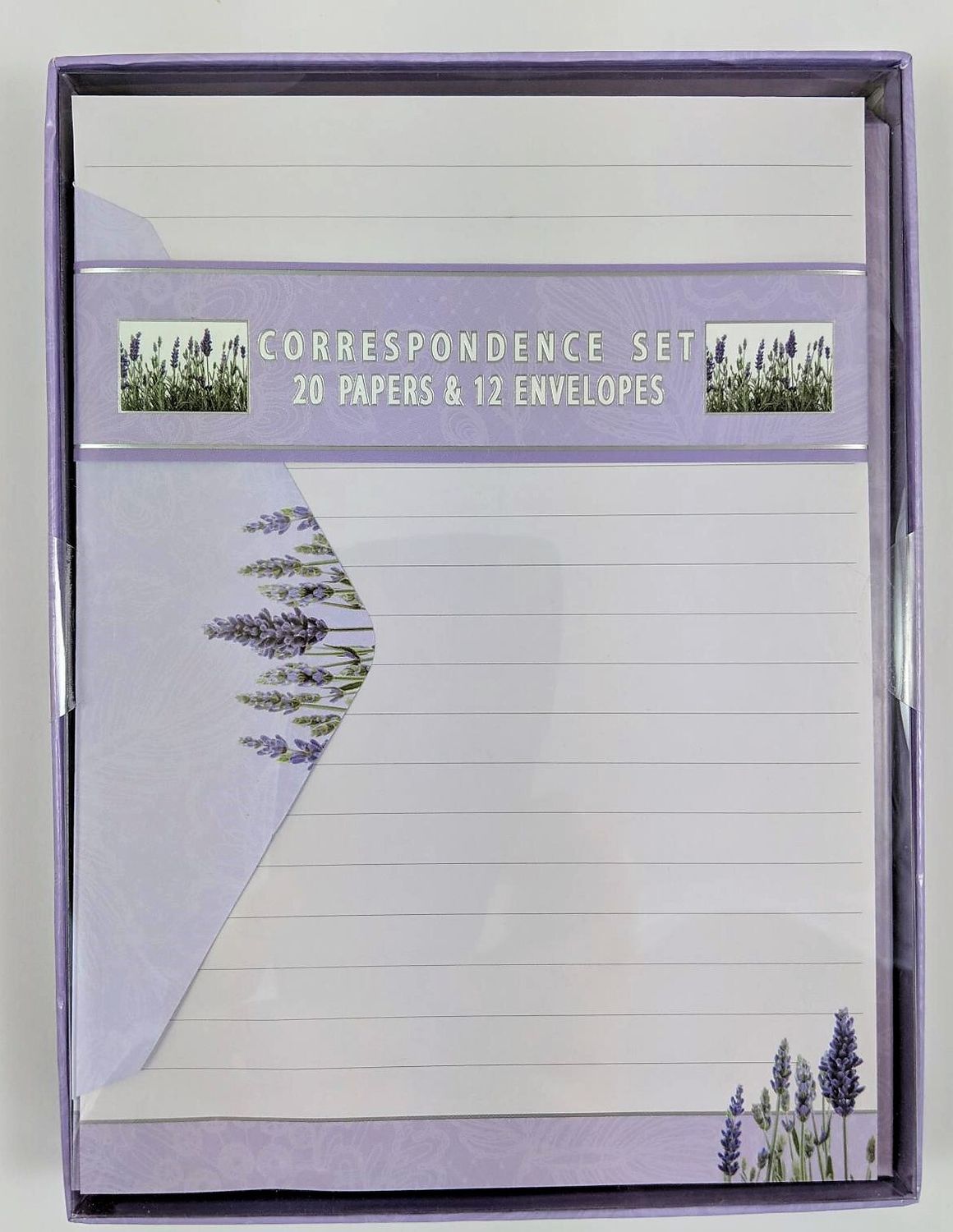 CORRESPONDENCE SET OZCORP LAVENDER 20SHT 12ENV CORRESPONDENCE SET OZCORP LAVENDER 20SHT 12ENV