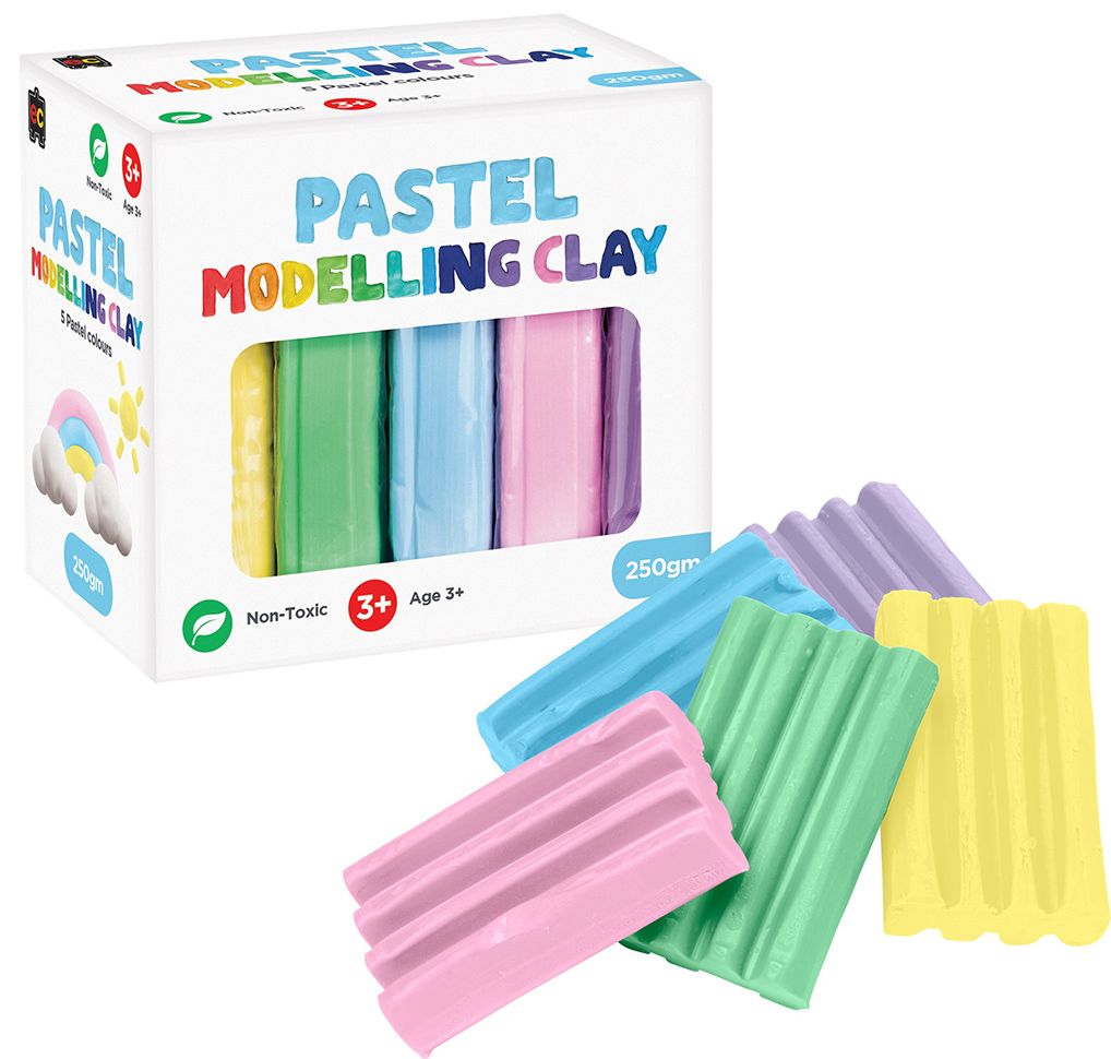 SP- CLAY MODELLING EC 5 COLOURS X 50GM PASTEL