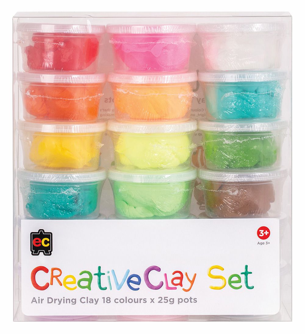 SP- CLAY CREATIVE EC 20GM MIX PK18 TUBS