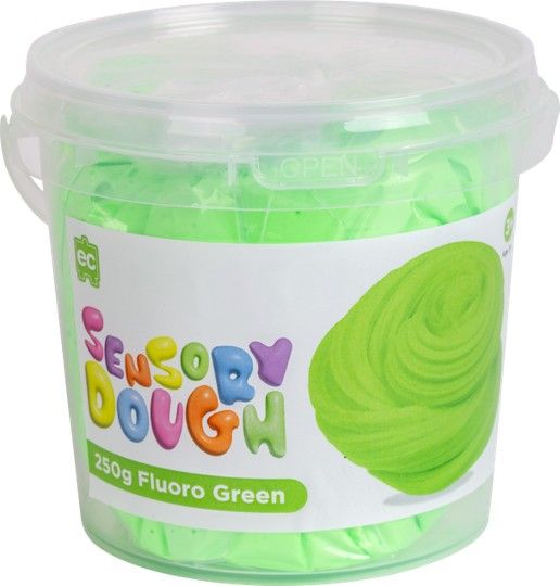 SP- SENSORY DOUGH EC 250GM FLURO GREEN