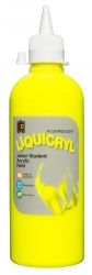 PAINT EC 500ML FLUORESCENT LIQUICRYL JUNIOR ACRYLIC YELLOW PAINT EC 500ML FLUORESCENT LIQUICRYL JUNIOR ACRYLIC YELLOW