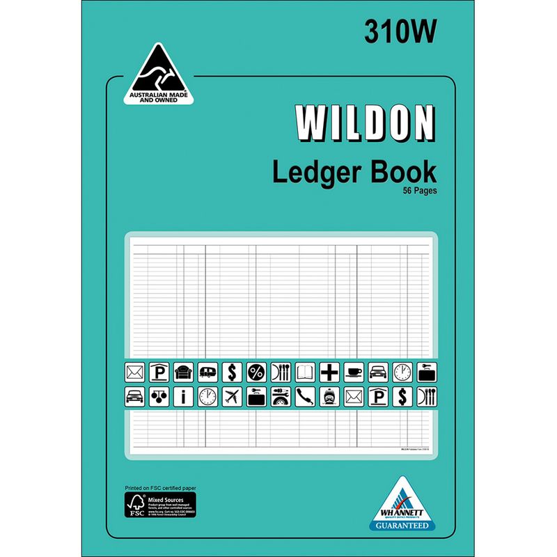 SP- BOOK ACCOUNT WILDON 56PGE LEDGER