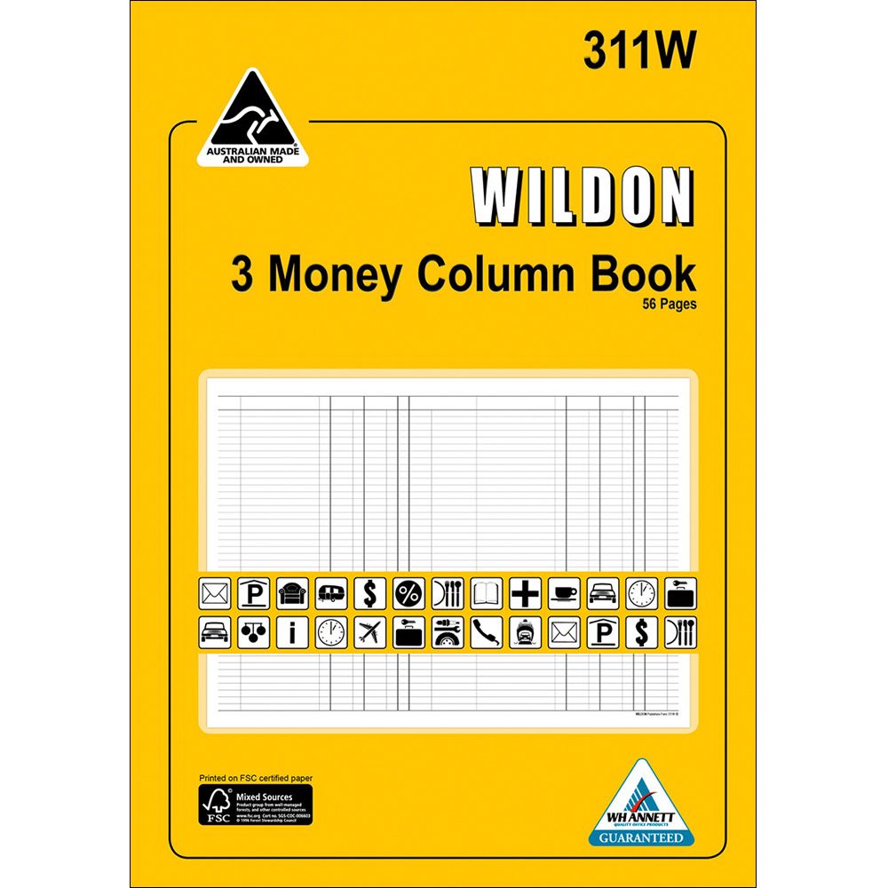 SP-  ACCOUNT BOOK WILDON A4 3 MC