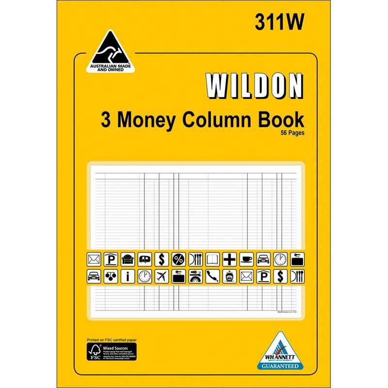 SP-  ACCOUNT BOOK WILDON A4 3 MC