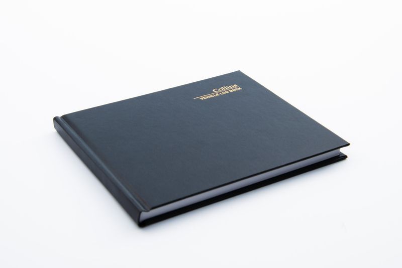 SP-  VEHICLE LOG BOOK COLLINS A6  BLACK
