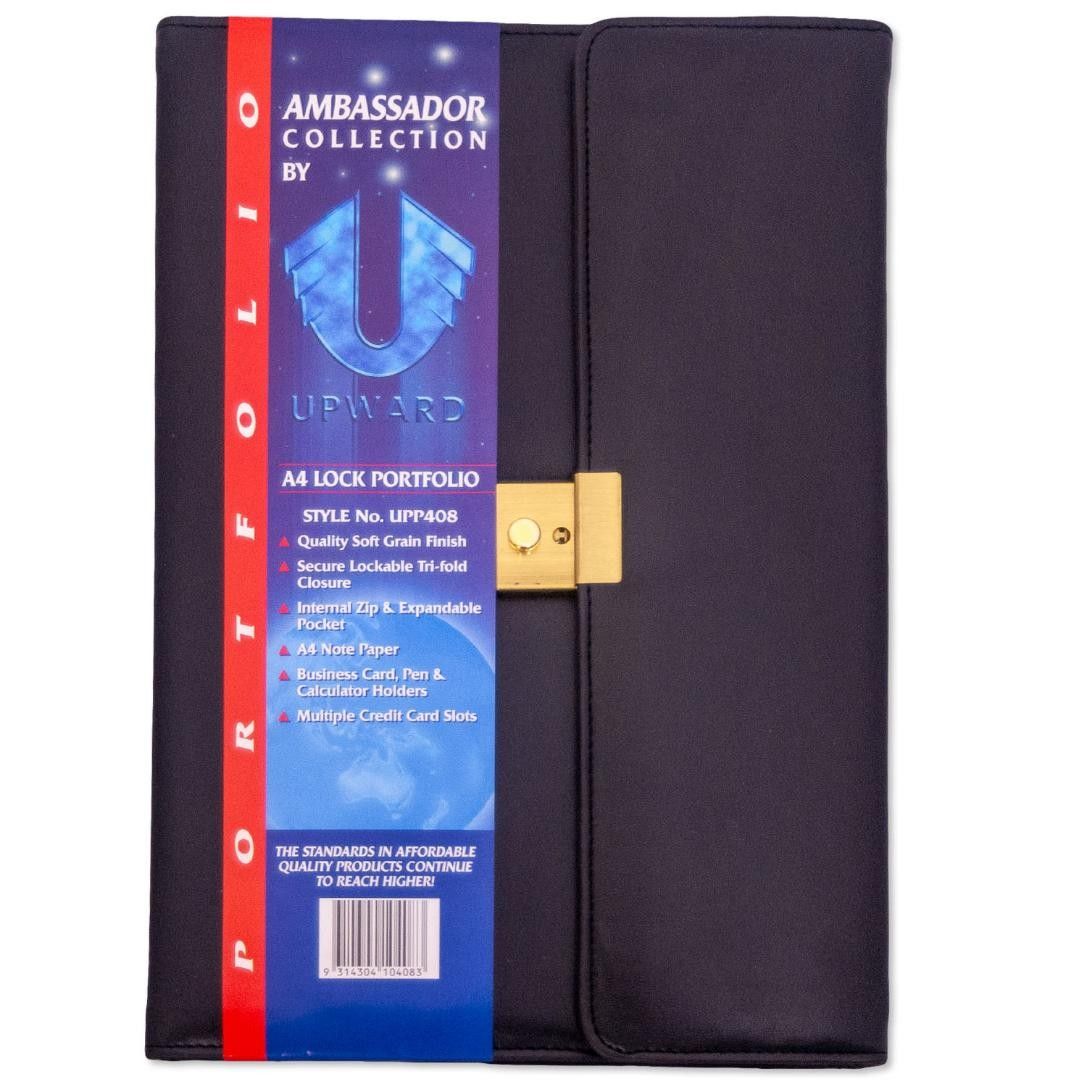SP- COMPENDIUM UPWARD A4 AMBASSADOR PORTFOLIO W/LOCK BLACK SP- COMPENDIUM UPWARD A4 AMBASSADOR PORTFOLIO W/LOCK BLACK