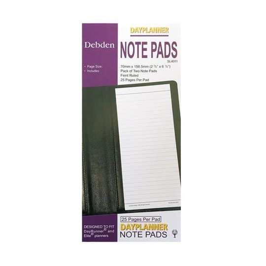 SP- DAYPLANNER REFILL DEBDEN NOTE PADS SL4011