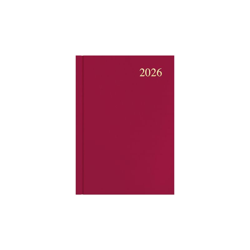 DIARY 2026 COLLINS ESSENTIAL A5 ESSA51.78 1DTP MAROON