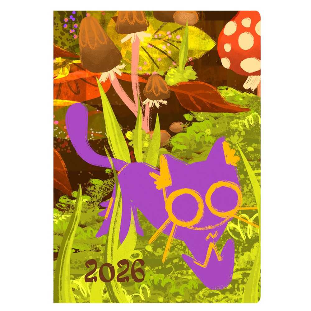 DIARY 2026 COLLINS CATS A5 E-CA153.MC RECY WTV MUSHROOM DIARY 2026 COLLINS CATS A5 E-CA153.MC RECY WTV MUSHROOM