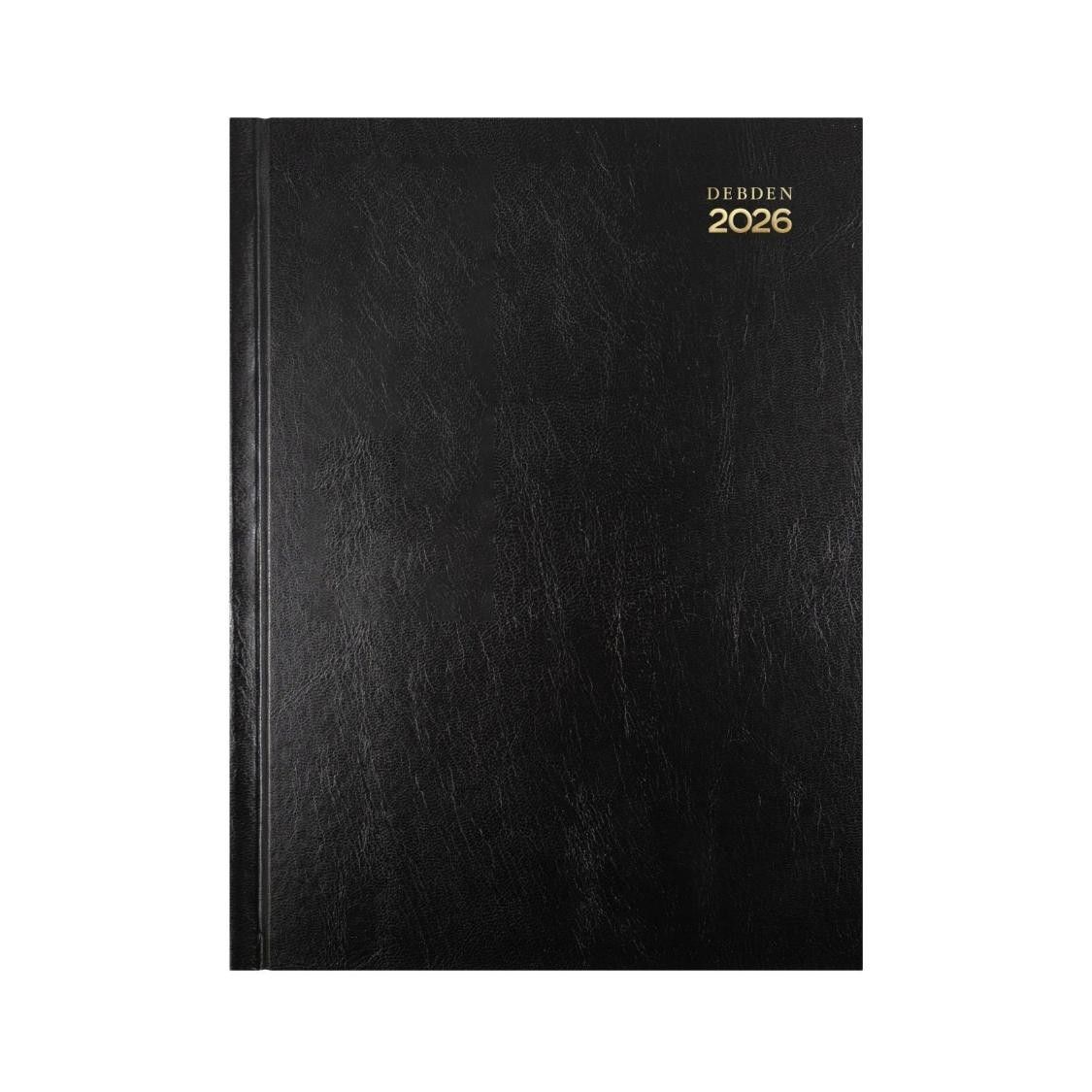 DIARY 2026 DEBDEN KYOTO A4 3001.P99 1DTP BLACK