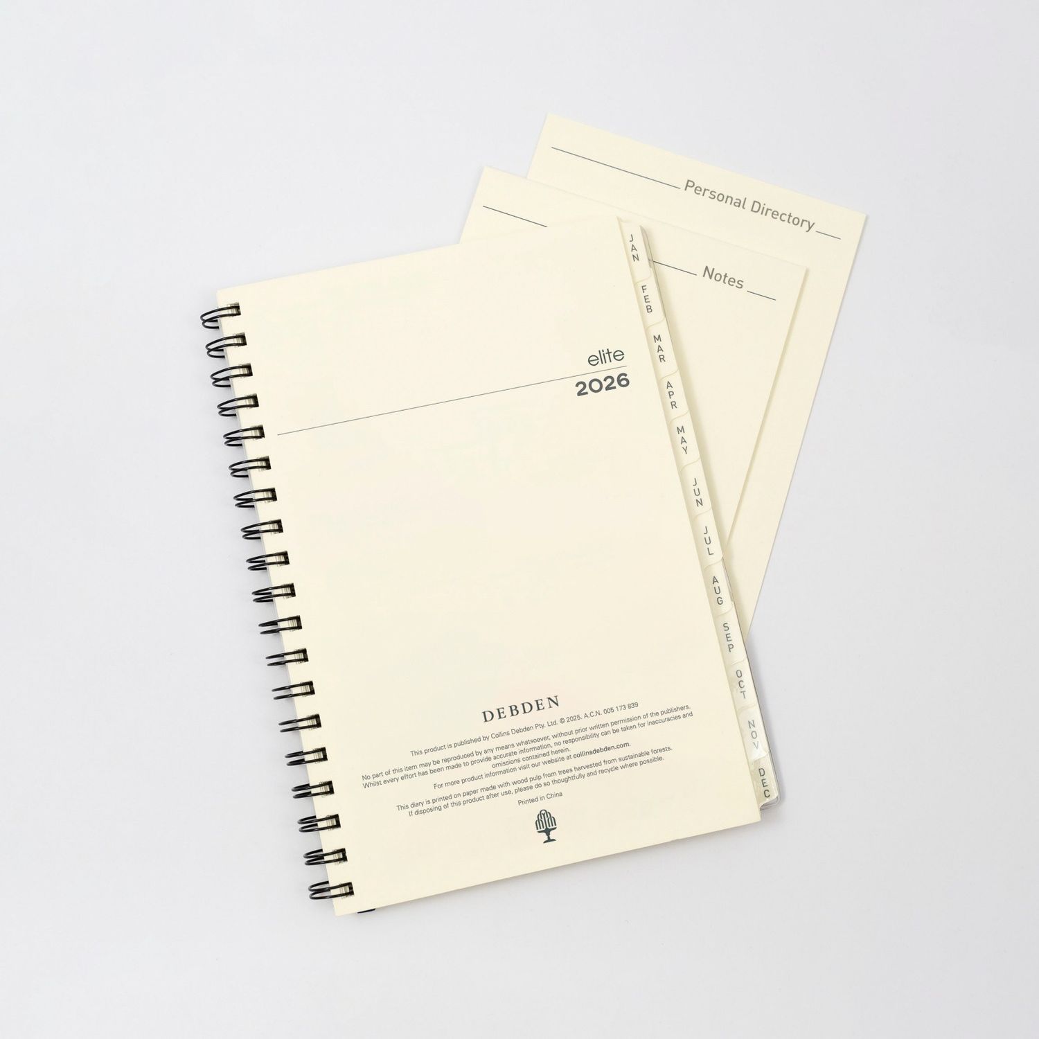 REFILL 2026 DEBDEN ELITE 246X164MM 1130.CRF-25 WTV