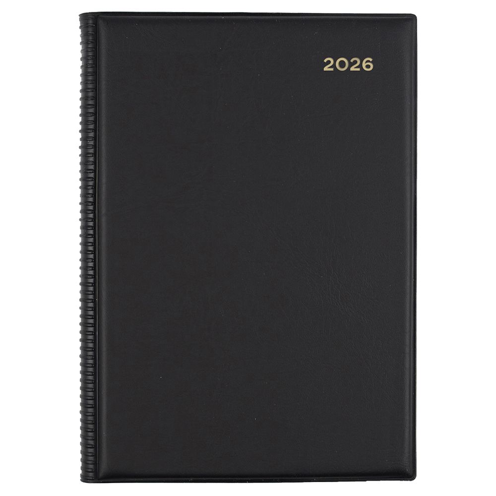 DIARY 2026 COLLINS BELMONT A5 287.V99 PVC 2DTP BLACK DIARY 2026 COLLINS BELMONT A5 287.V99 PVC 2DTP BLACK