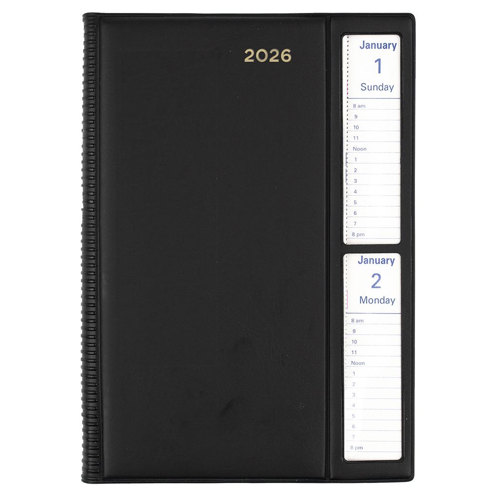 DIARY 2026 COLLINS BELMONT A5 287W.V99 PVC 2DTP WINDOW FACE BLACK DIARY 2026 COLLINS BELMONT A5 287W.V99 PVC 2DTP WINDOW FACE BLACK