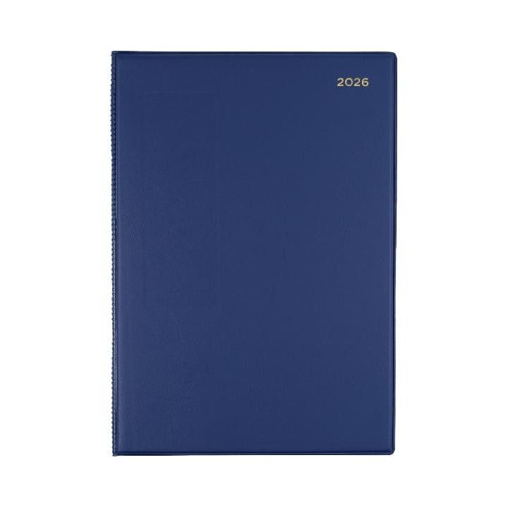 DIARY 2026 COLLINS BELMONT A4 147.V59 PVC 1DTP NAVY