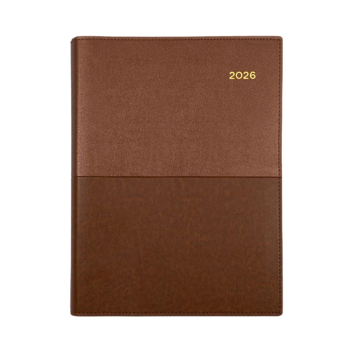 DIARY 2026 COLLINS VANESSA A4 145.V90 1DTP TAN