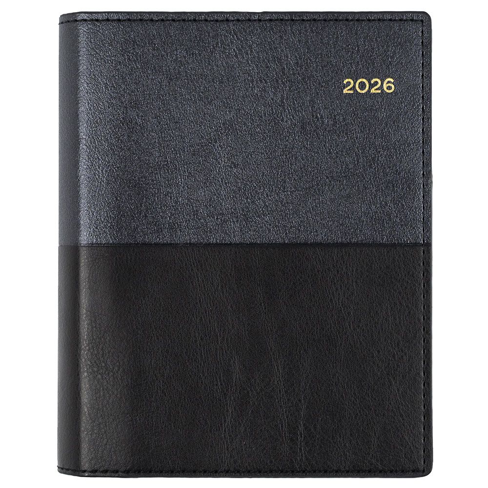 DIARY 2026 COLLINS VANESSA A6 165.V99 1DTP BLACK