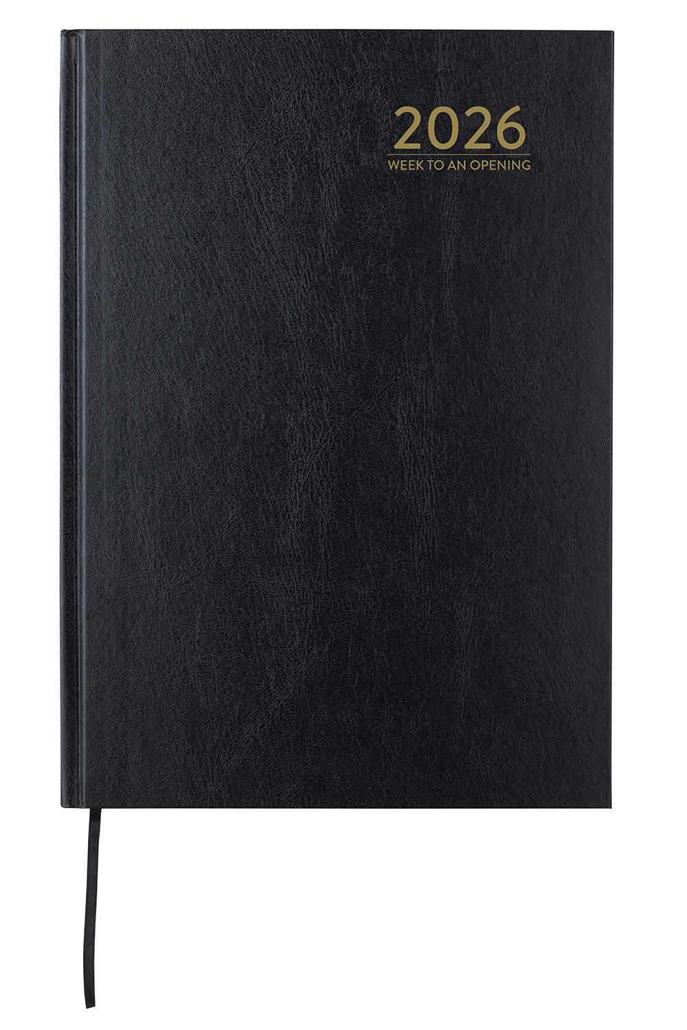 DIARY 2026 CUMBERLAND 47ECBK A4 CASEBOUND WTV BLACK