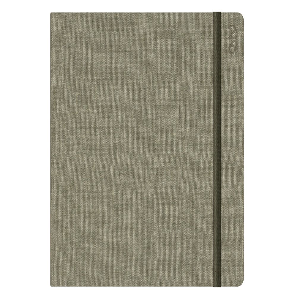 DIARY 2026 DEBDEN DESIGNER A5 D18.P52-25 1DTP GREEN