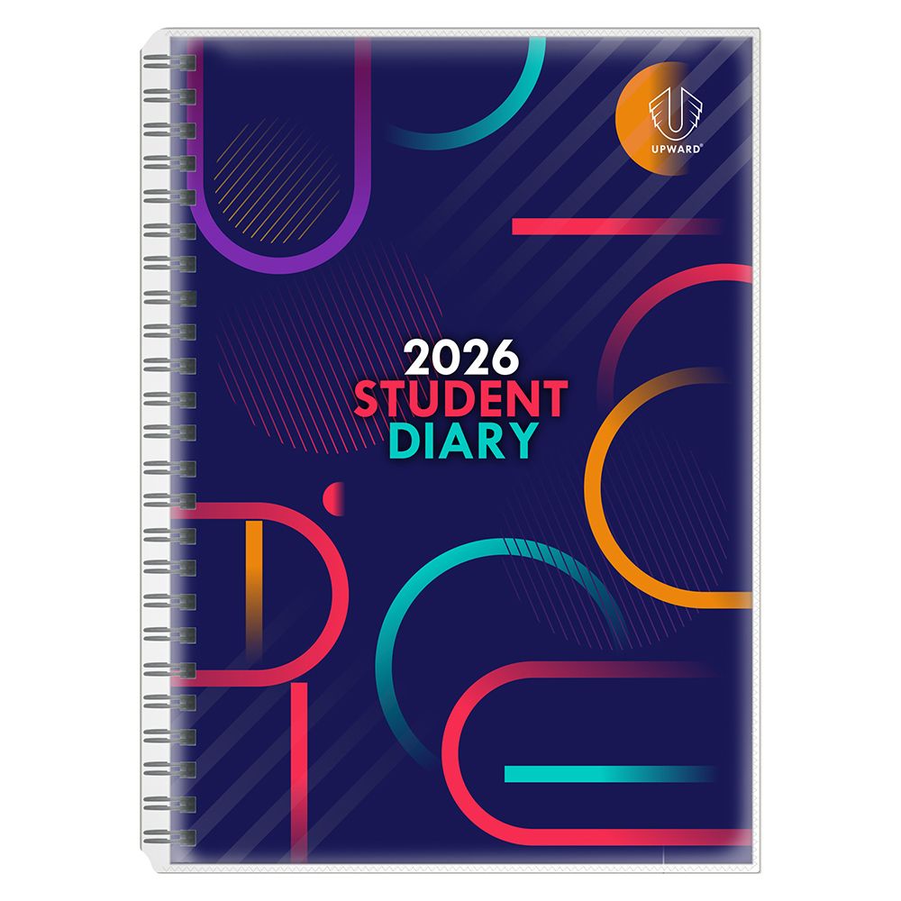 DIARY 2026 UPWARD STUDENT B5 4400 PVC WIRE-O WTV DARK BLUE DIARY 2026 UPWARD STUDENT B5 4400 PVC WIRE-O WTV DARK BLUE