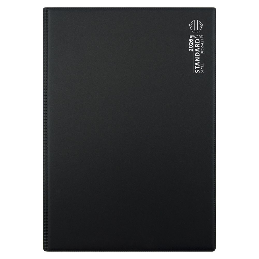DIARY 2026 UPWARD STANDARD A4 9421 PVC WTV BLACK