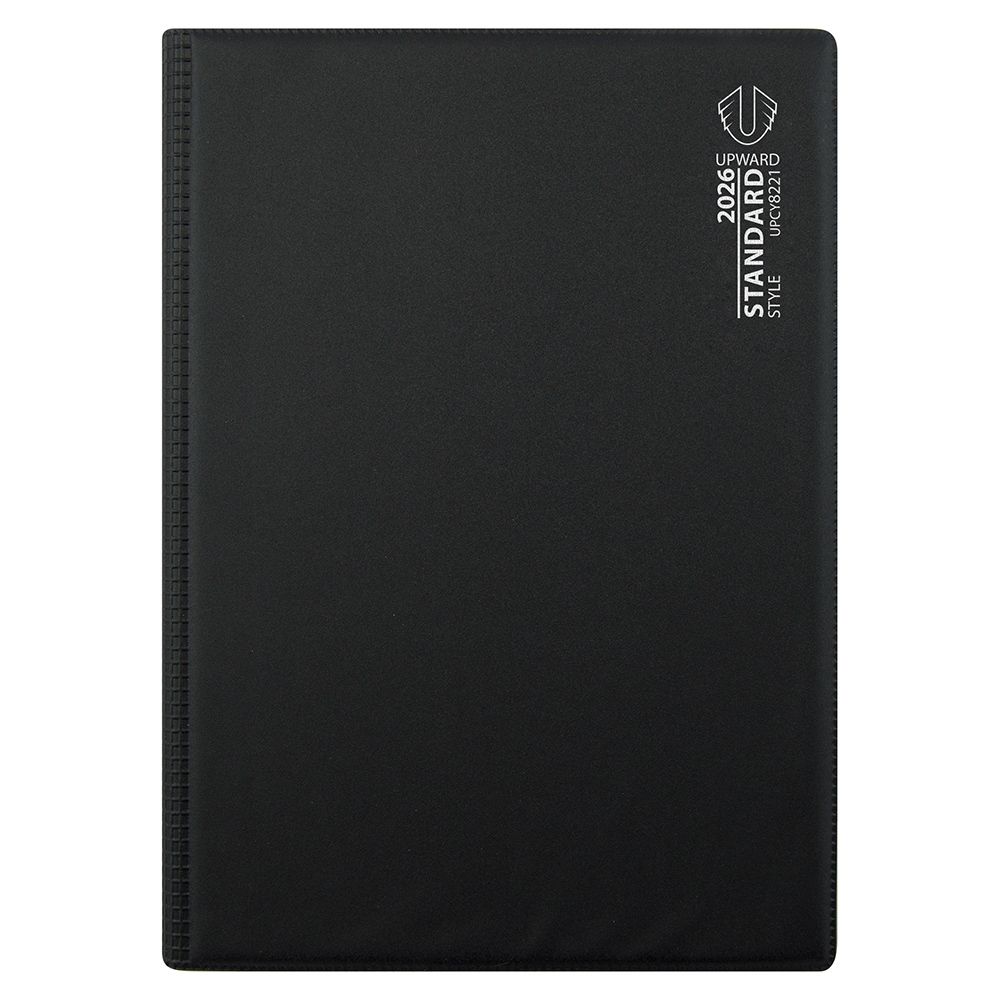 DIARY 2026 UPWARD STANDARD B5 8221 PVC 1DTP BLACK