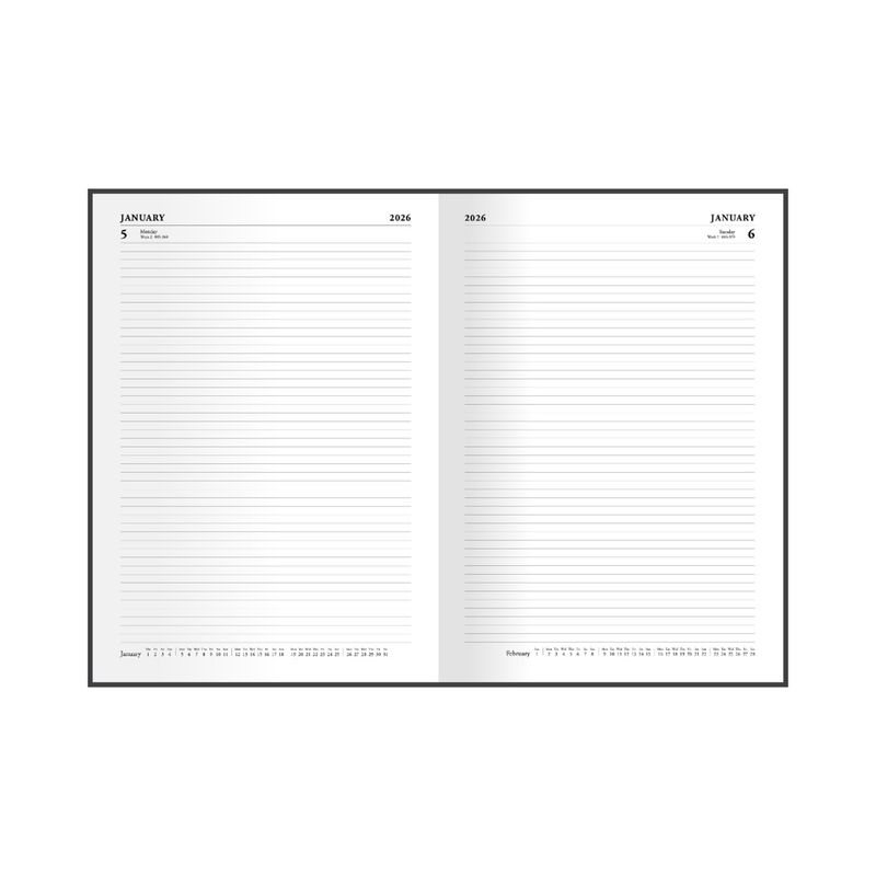 DIARY FINANCIAL YEAR 25-26 ESSENTIAL A4 DTP PINK