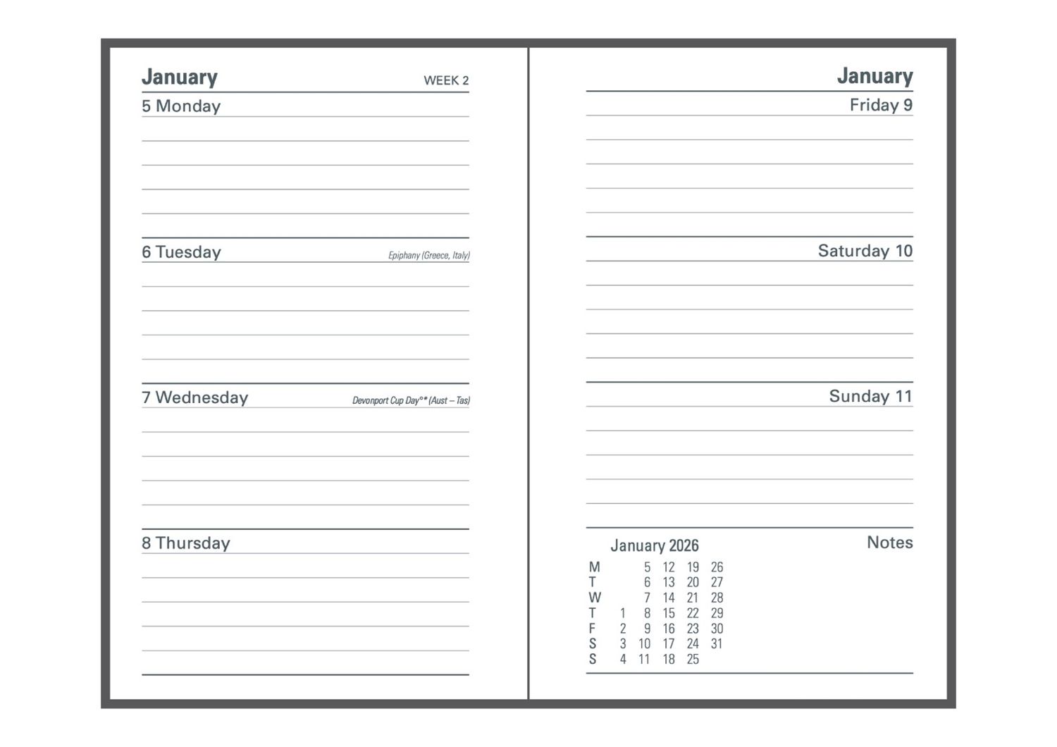 DIARY FINANCIAL YEAR 25-26 COLLINS B7R 35M7 P99 WTV BLACK DIARY FINANCIAL YEAR 25-26 COLLINS B7R 35M7 P99 WTV BLACK