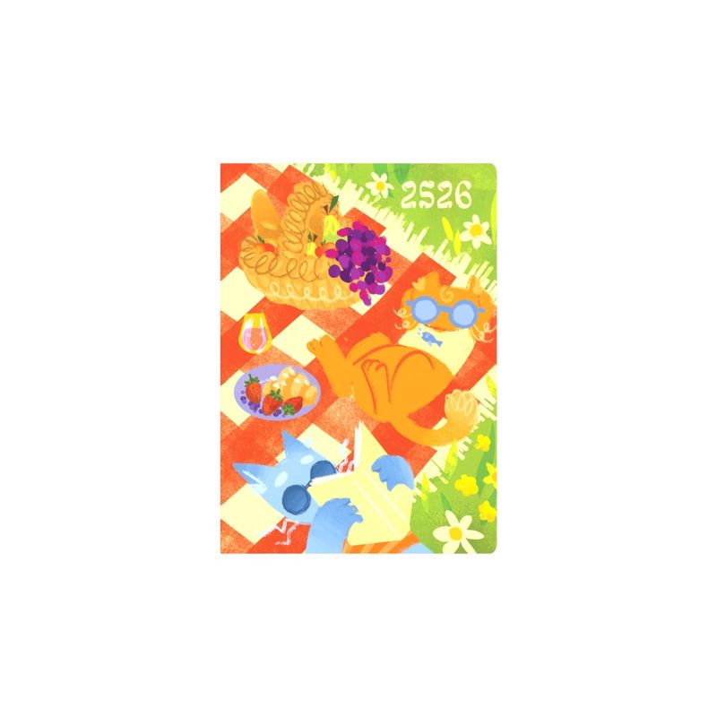 DIARY FINANCIAL YEAR 25-26 CATS A5 E-CAT153M.PC RECYCLED WTV PICNIC