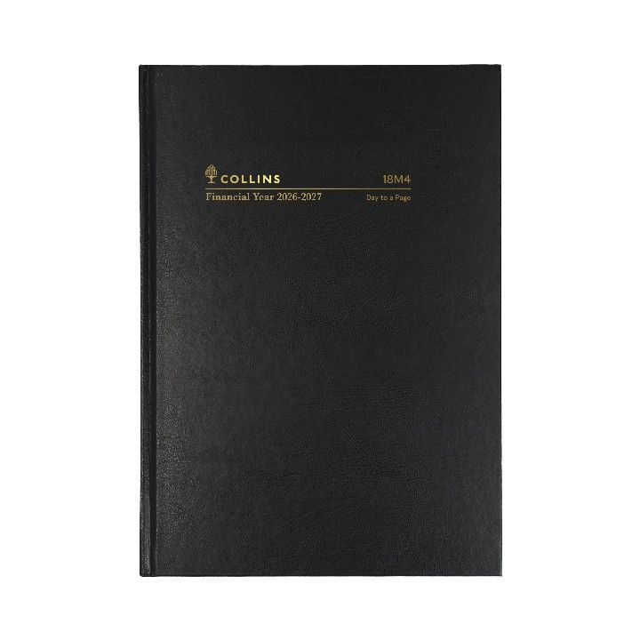 DIARY FINANCIAL YEAR 26-27 COLLINS A5 18M4 P99 DTP BLACK