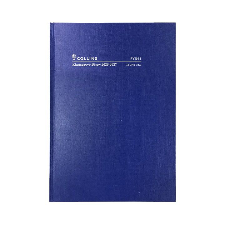 DIARY FINANCIAL YEAR 26-27 KINGSGROVE A4 341 P59 WTV BLUE DIARY FINANCIAL YEAR 26-27 KINGSGROVE A4 341 P59 WTV BLUE