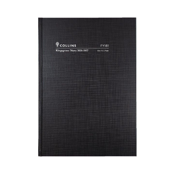 DIARY FINANCIAL YEAR 26-27 KINGSGROVE A5 181 P99 DTP BLACK DIARY FINANCIAL YEAR 26-27 KINGSGROVE A5 181 P99 DTP BLACK