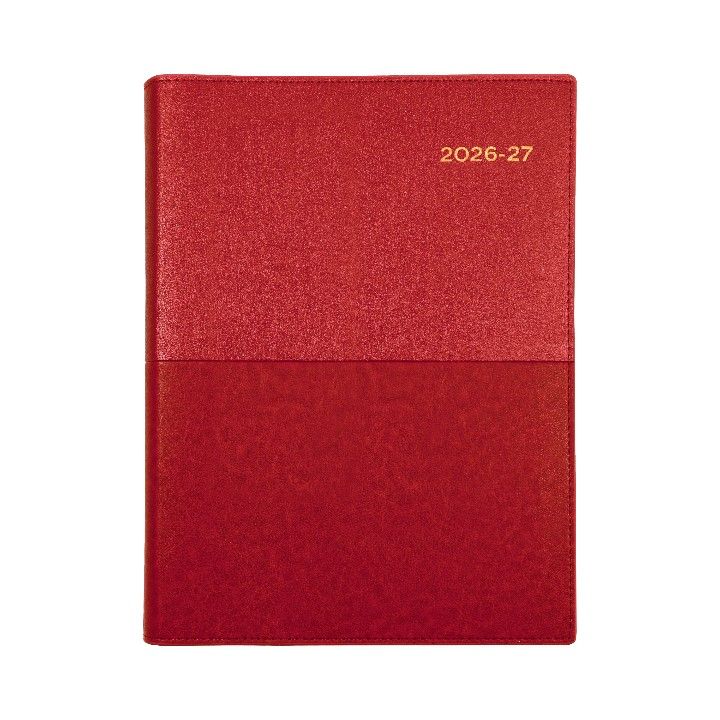 DIARY FINANCIAL YEAR 26-27 VANESSA A4 145 V15 DTP RED DIARY FINANCIAL YEAR 26-27 VANESSA A4 145 V15 DTP RED
