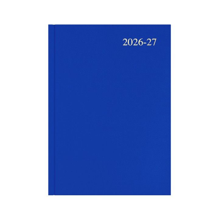 DIARY FINANCIAL YEAR 26-27 ESSENTIAL A4 DTP BLUE